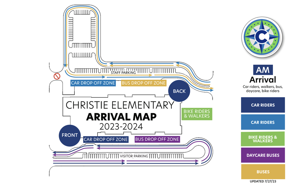 Christie Arrival Map